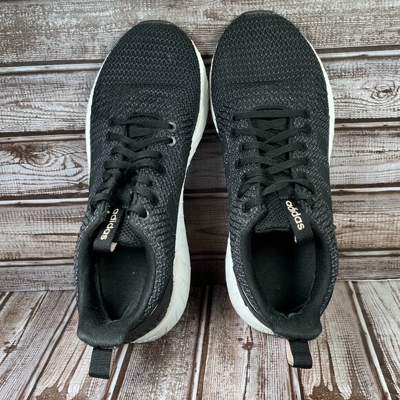 ADIDAS Questar BYD Women's 8.5 Woven Black Cloudfoam Running Sneakers Shoes - Picture 7 of 9